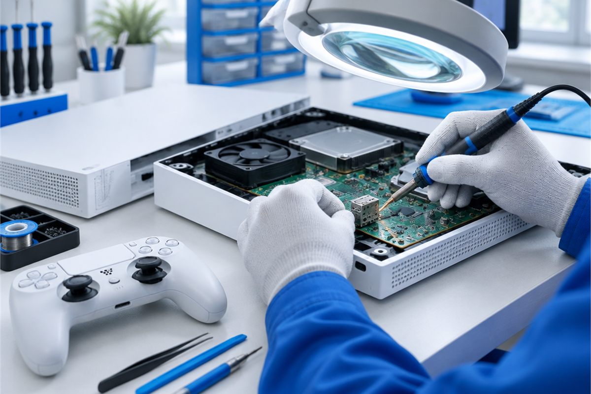 Réparation de console PS5, Xbox et Nintendo Switch près de chez vous : pannes et prix 2026
